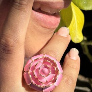 Blush Rose Bloom Ring